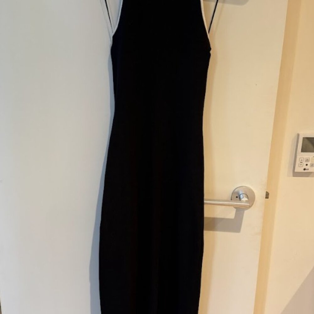 DISSH KARLIE BLACK BIND HALTER KNIT DRESS - Picture 2 of 7